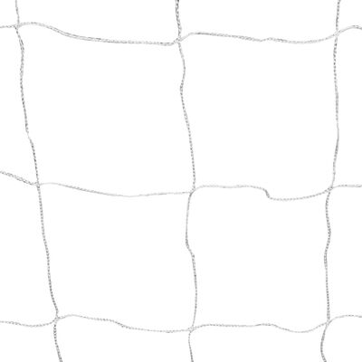 Soccer Goal Post Net Set Steel 240 x 90 x 150 cm