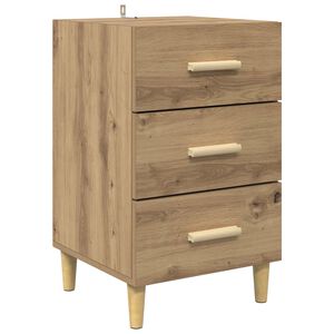vidaXL Bedside Cabinet Artisan Oak 40 x 40 x 66 cm Engineered Wood