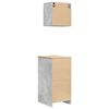 vidaXL Garage Cabinets 2 pcs Concrete Grey Engineered Wood