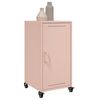 vidaXL Sideboard Pink 36x39x72 cm Steel