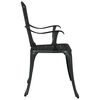 vidaXL Garden Chair 2 pcs Black 55 x 56.5 x 91cm Aluminium