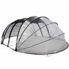 vidaXL Pool Tent Dome Transparent 538 x 440 x 204 cm PVC