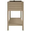 vidaXL Garden Raised Bed Light Brown 110x45x79 cm Polypropylene