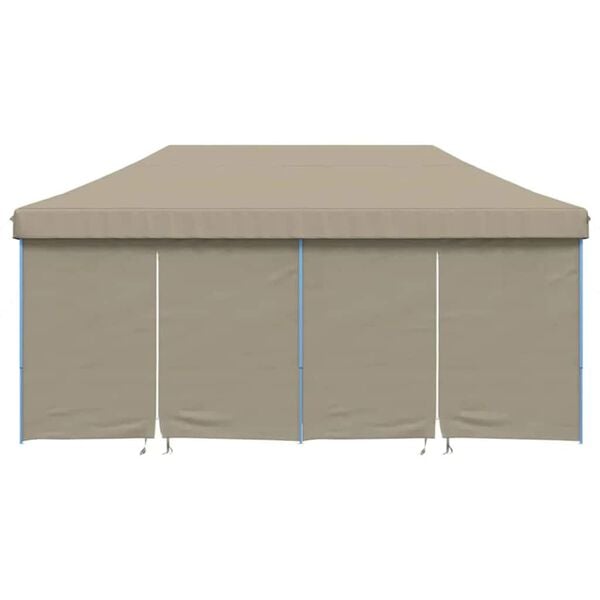 vidaXL Party Tent Pop-up Taupe 580 x 292 x 315 cm Oxford Fabric