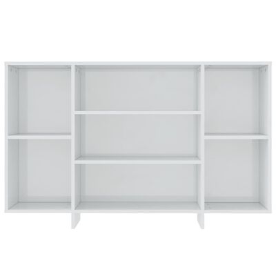 vidaXL Sideboard High Gloss White 120x30x75 cm Engineered Wood