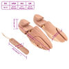 vidaXL Shoe Stretcher with Shoe Horn EU 36-37 Solid Wood Cedar