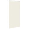 vidaXL Roller Blind Blackout Off White 105x230 cm Fabric Width 100.7 cm Polyester