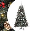 vidaXL Artificial Christmas Tree with 150 LEDs with Stand Green 150 cm