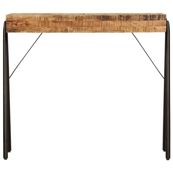 vidaXL Console Table Solid Mango Wood 80x40x75 cm