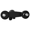 vidaXL Shower Mixer Tap Black G 1 / 2 inches
