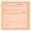 vidaXL Wall Shelf 60x60x(2-6) cm Untreated Solid Wood Oak