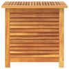 vidaXL Garden Storage Box with Louver 60x50x56 cm Solid Wood Acacia