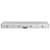 vidaXL Gun Case Silver 134x35x12 cm Aluminium
