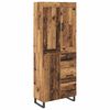 vidaXL Highboard Old Wood 69.5 x 34 x 180 cm Engineered Wood