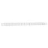 vidaXL Arched Gabion Raised Bed 800x100x50 cm Galvanised Iron