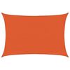 vidaXL Sunshade Sail 160 g/m&sup2; Rectangular Orange 5x7 m HDPE