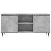 vidaXL TV Cabinet Concrete Grey 104x35x50 cm Engineered Wood
