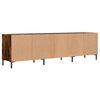 vidaXL TV Cabinet Smoked Oak 150x30x44.5 cm Engineered Wood