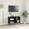 vidaXL TV Cabinet Set Black 69.5 x 30 x 50 cm Engineered Wood