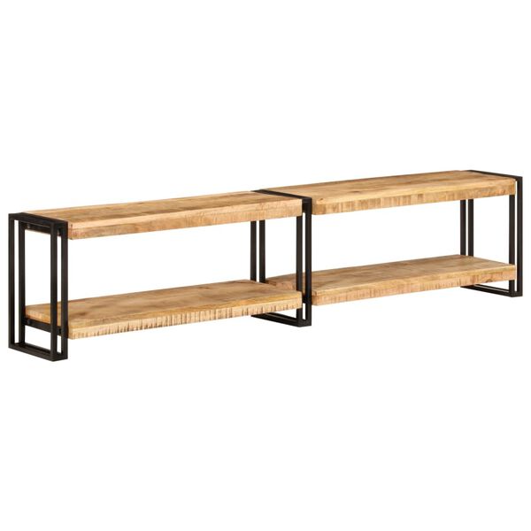 vidaXL TV Cabinet 180x30x40 cm Solid Wood Mango