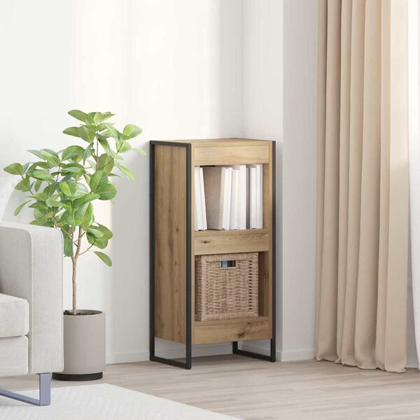 vidaXL Book Cabinet Artisian Oak 40 x 30 x 86.5 cm Engineered Wood