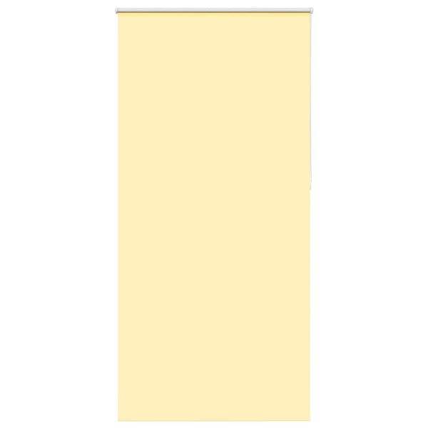 vidaXL Roller Blind Blackout Yellow 95x230 cm Fabric Width 90.7 cm Polyester