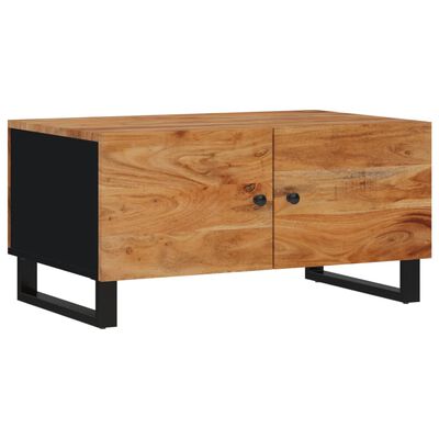 vidaXL Coffee Table 80x50x40 cm Solid Wood Acacia&Engineered Wood