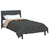 vidaXL Summer Duvet Anthracite and Taupe 220 x 155 cm Microfiber