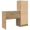 vidaXL Desk with Drawer 2 pcs Artisan Oak
