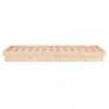 vidaXL LED Bed Frame without Mattress 100x200 cm Solid Wood