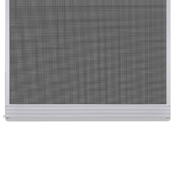 vidaXL Hinged Insect Screen Manual White and Black 100 x 215 cm