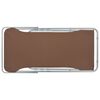 vidaXL Folding Beach Chairs 2 pcs Steel and Oxford Fabric Brown
