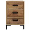 vidaXL Bedside Cabinets 2 pcs 40x30x55 cm Solid Wood Pine