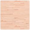 vidaXL Table Top 80x80x2.5 cm Square Solid Wood Beech