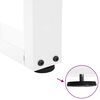 vidaXL Dining Table Legs V-Shape 3 pcs White 80x(72-73.3) cm Steel