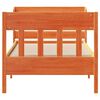 vidaXL Bed Frame without Mattress Wax Brown 90x200 cm Solid Wood Pine