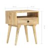 vidaXL Bedside Cabinet 40x35x50 cm Solid Mango Wood