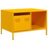 vidaXL Coffee Table Mustard Yellow 68.5x50x43.5 cm Cold-rolled Steel