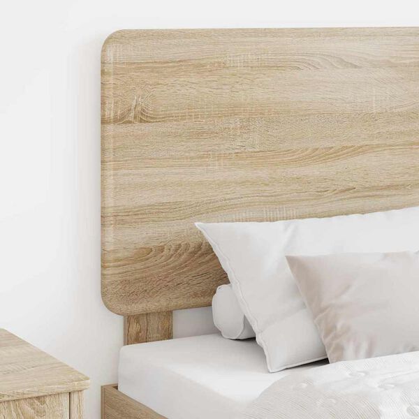 vidaXL Headboard with Headboard Sonoma Oak 75 cm Engineered wood