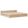 vidaXL Bed Frame without Mattress 200x200 cm Solid Wood Pine