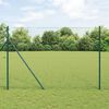 vidaXL Hexagon Fence Green 1.6 x 10 m Steel