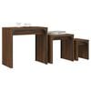 vidaXL Nesting Coffee Tables 3 pcs Brown Oak Engineered Wood