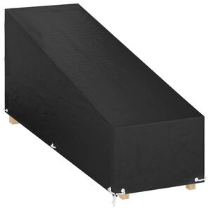 vidaXL Sunlounger Cover 12 Eyelets 200x65x35/60 cm Polyethylene