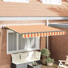vidaXL Retractable Awning Yellow 350 x 200 cm Fabric