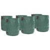 vidaXL Garden Waste Bags 12 pcs 500 L Green Polypropylene