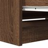 vidaXL TV Cabinet Brown Oak 80x35x54 cm Engineered Wood