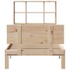 vidaXL Bookcase Bed without Mattress 90x190cm Single Solid Wood Pine