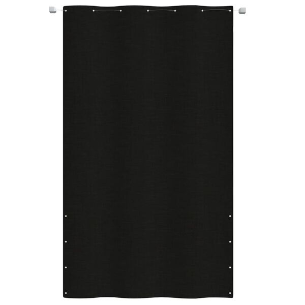 vidaXL Balcony Screen Black 140x240 cm Oxford Fabric