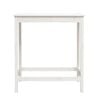 vidaXL Bar Table White 100x50x110 cm Solid Wood Pine