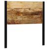 vidaXL Headboard 100 cm Solid Wood Mango and Iron